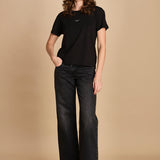 t-shirt con ali di strass. JWTS01669 NPIR 001 zadig & voltaire 