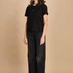 t-shirt con ali di strass. JWTS01669 NPIR 001 zadig & voltaire 