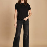 t-shirt con ali di strass. JWTS01669 NPIR 001 zadig & voltaire 