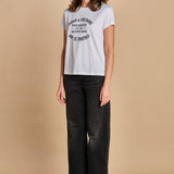 tshirt con scritta. JWTS02769 WHITE 107 zadig & voltaire 
