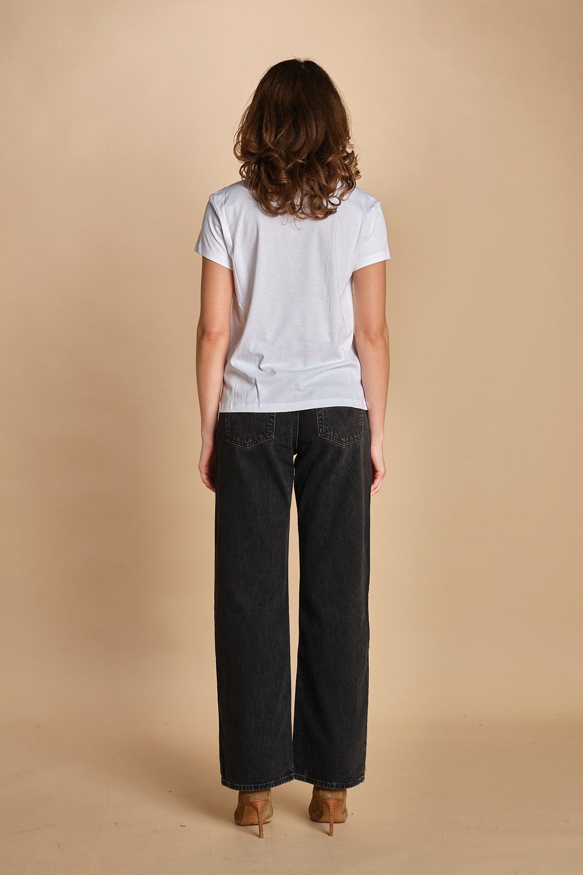 tshirt con scritta. JWTS02769 WHITE 107 zadig & voltaire 