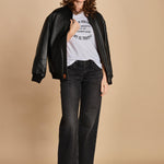 tshirt con scritta. JWTS02769 WHITE 107 zadig & voltaire 