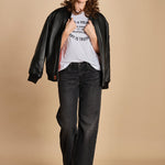 tshirt con scritta. JWTS02769 WHITE 107 zadig & voltaire 