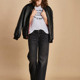 tshirt con scritta. JWTS02769 WHITE 107 zadig & voltaire 