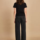 t-shirt con scritta. JWTS02837 BLACK 011 zadig & voltaire 