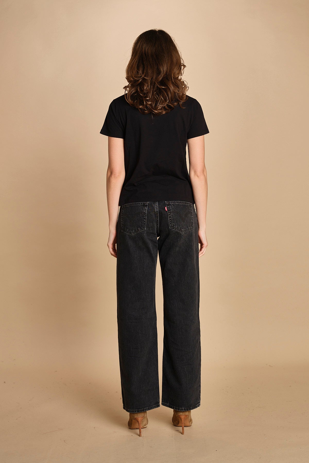 t-shirt con scritta. JWTS02837 BLACK 011 zadig & voltaire 