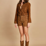 short in suede. RWBS01030 DAIM 207 zadig & voltaire 
