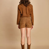short in suede. RWBS01030 DAIM 207 zadig & voltaire 