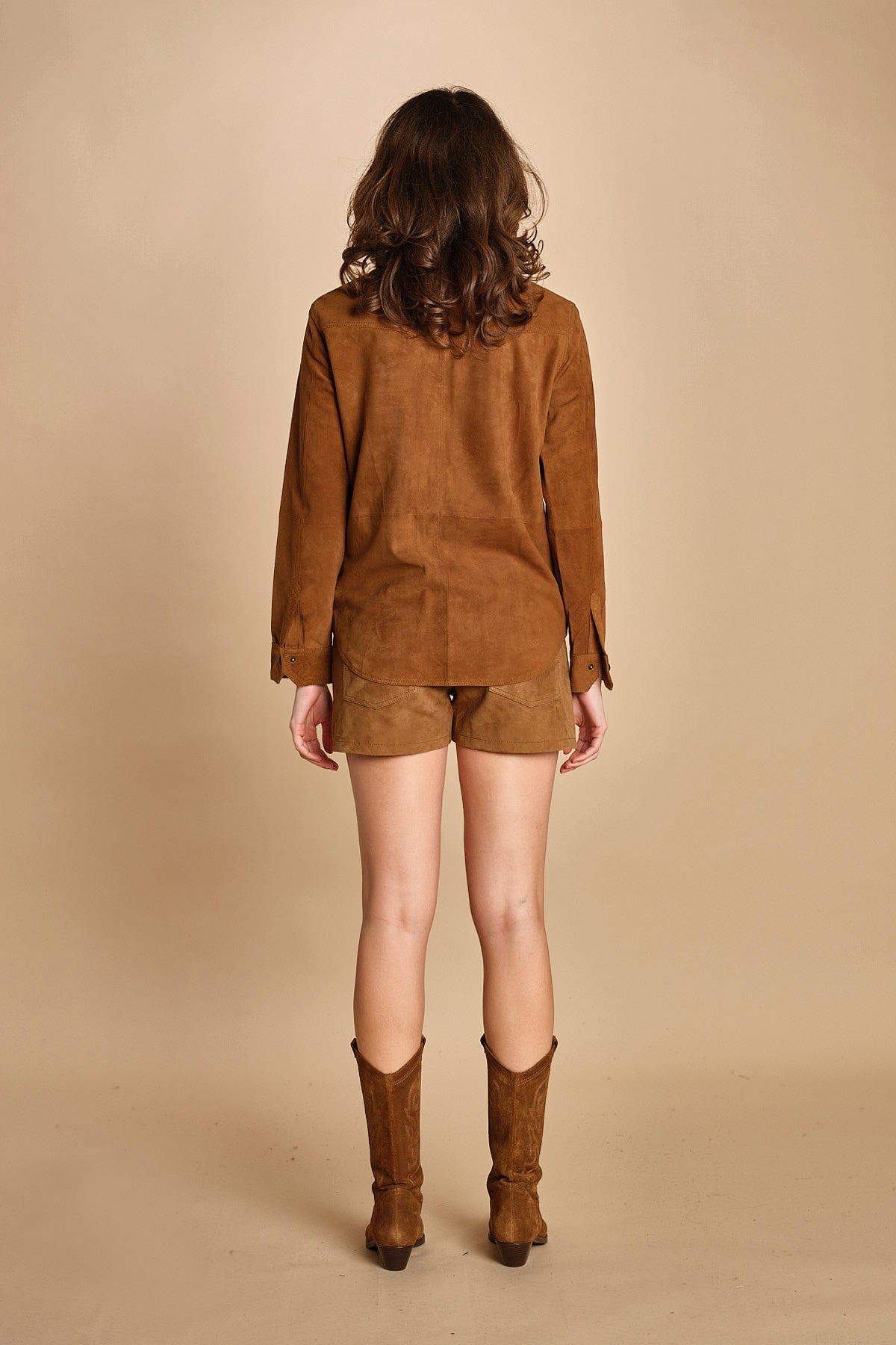camicia in suede. RWSH01033 DAIM 207 zadig & voltaire 
