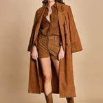 camicia in suede. RWSH01033 DAIM 207 zadig & voltaire 