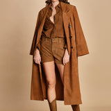 camicia in suede. RWSH01033 DAIM 207 zadig & voltaire 