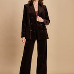 blazer doppiopetto. WWBL01943 DARK CHOCOLATE 213 zadig & voltaire 