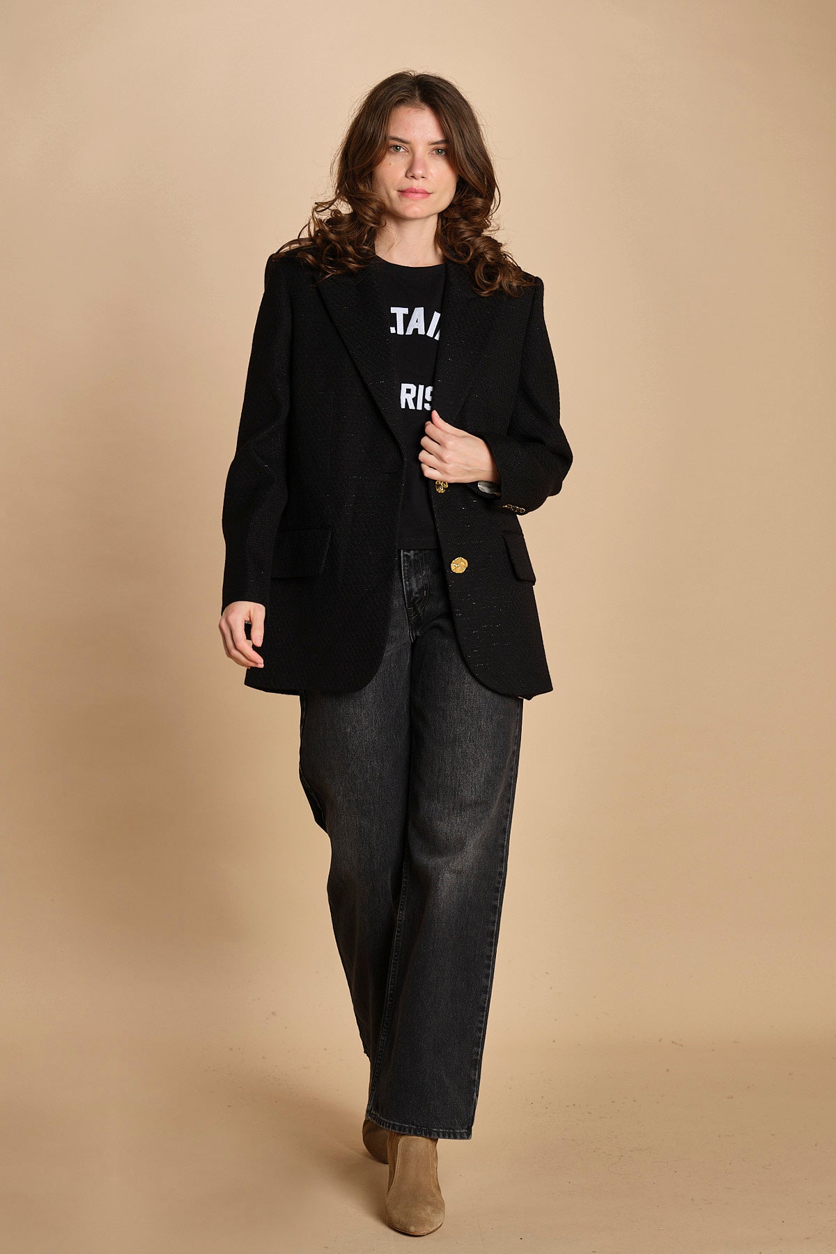 blazer con strass. WWBL01944 ENCRE 404 zadig & voltaire 