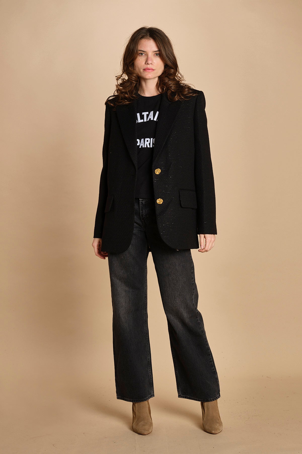 blazer con strass. WWBL01944 ENCRE 404 zadig & voltaire 