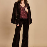 top con spalline sottili. WWCR01298 BURGUNDY 540 zadig & voltaire 
