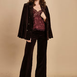 top con spalline sottili. WWCR01298 BURGUNDY 540 zadig & voltaire 