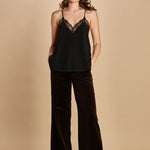 top con spalline sottili. WWCR01313 BLACK zadig & voltaire 