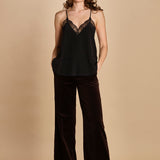 top con spalline sottili. WWCR01313 BLACK zadig & voltaire 