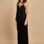 top con spalline sottili. WWCR01313 BLACK zadig & voltaire 