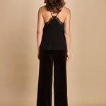 top con spalline sottili. WWCR01313 BLACK zadig & voltaire 