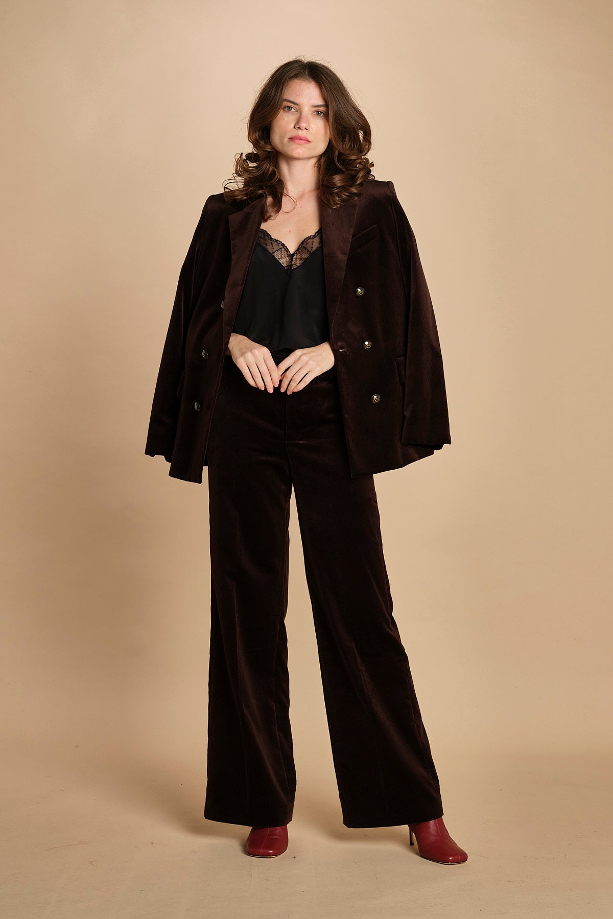 top con spalline sottili. WWCR01313 BLACK zadig & voltaire 