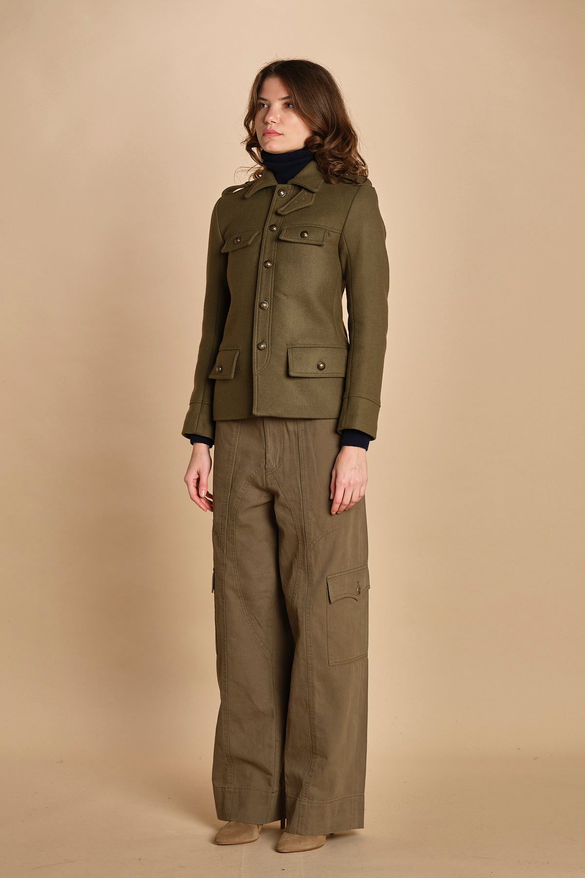 giacca sahariana. WWOW01681 LEAVES 308 zadig & voltaire 