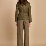 giacca sahariana. WWOW01681 LEAVES 308 zadig & voltaire 