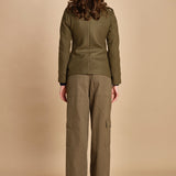 giacca sahariana. WWOW01681 LEAVES 308 zadig & voltaire 