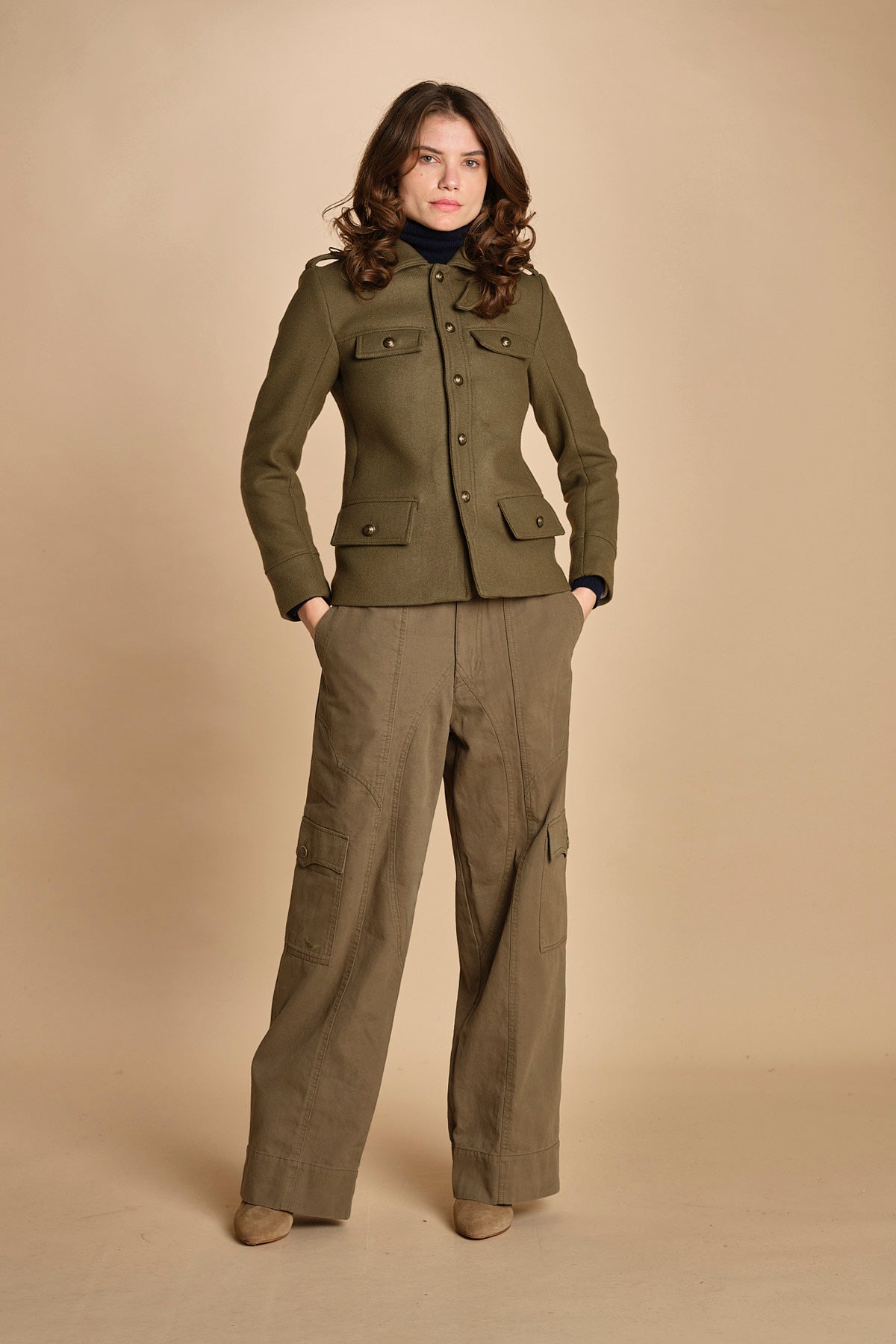 giacca sahariana. WWOW01681 LEAVES 308 zadig & voltaire 