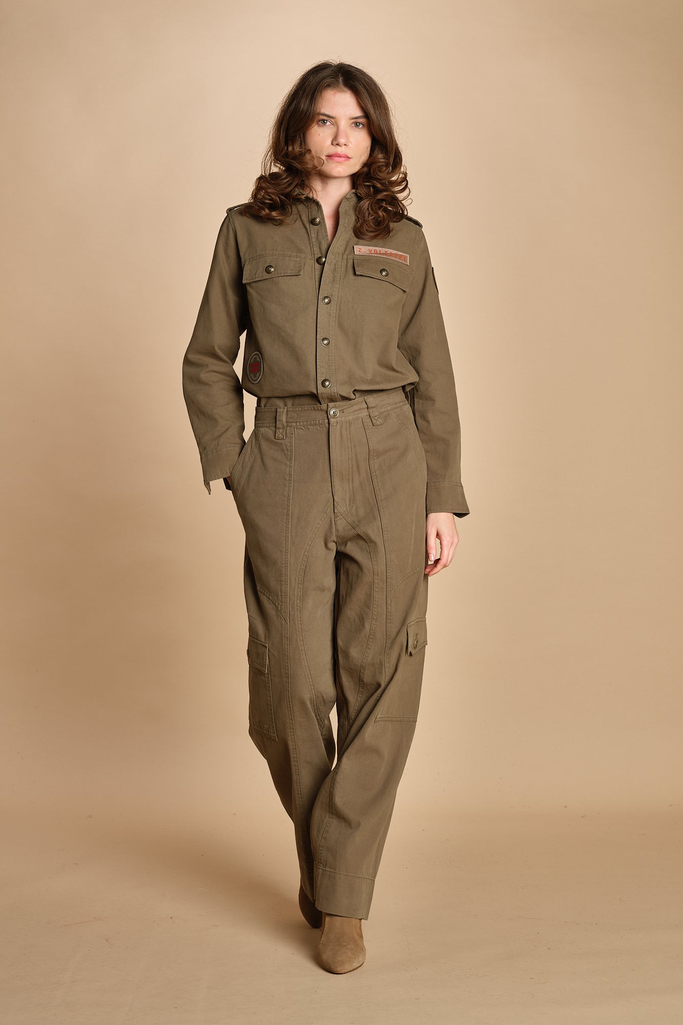 pantalone cargo. WWPA01857 LEAVES 308 zadig & voltaire 