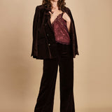 pantalone in velluto. WWPA01868 DARK CHOCOLATE 213 zadig & voltaire 