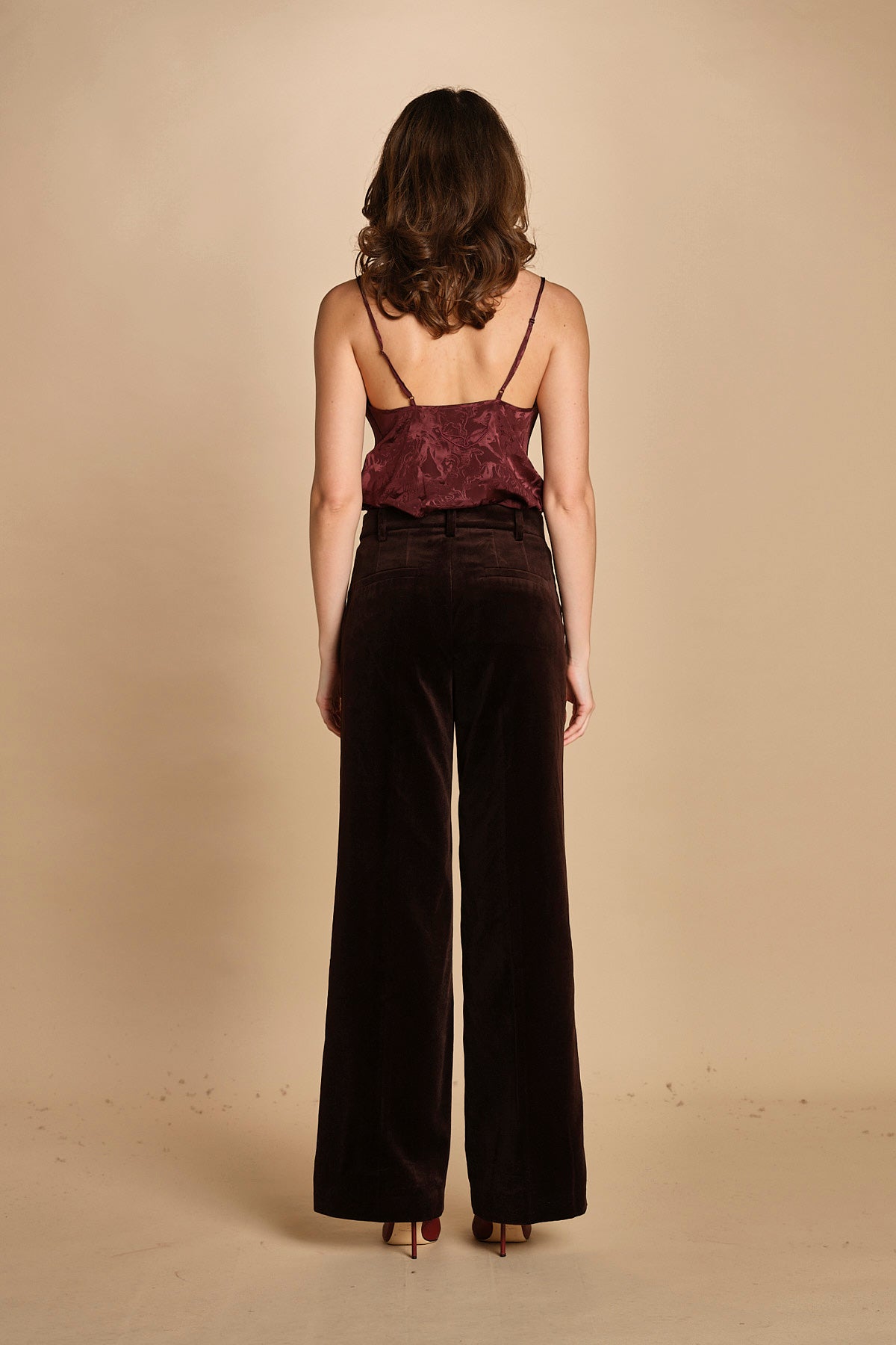 pantalone in velluto. WWPA01868 DARK CHOCOLATE 213 zadig & voltaire 