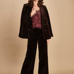 pantalone in velluto. WWPA01868 DARK CHOCOLATE 213 zadig & voltaire 