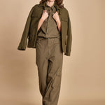 camicia militare. WWSH02247 LEAVES 308 zadig & voltaire 