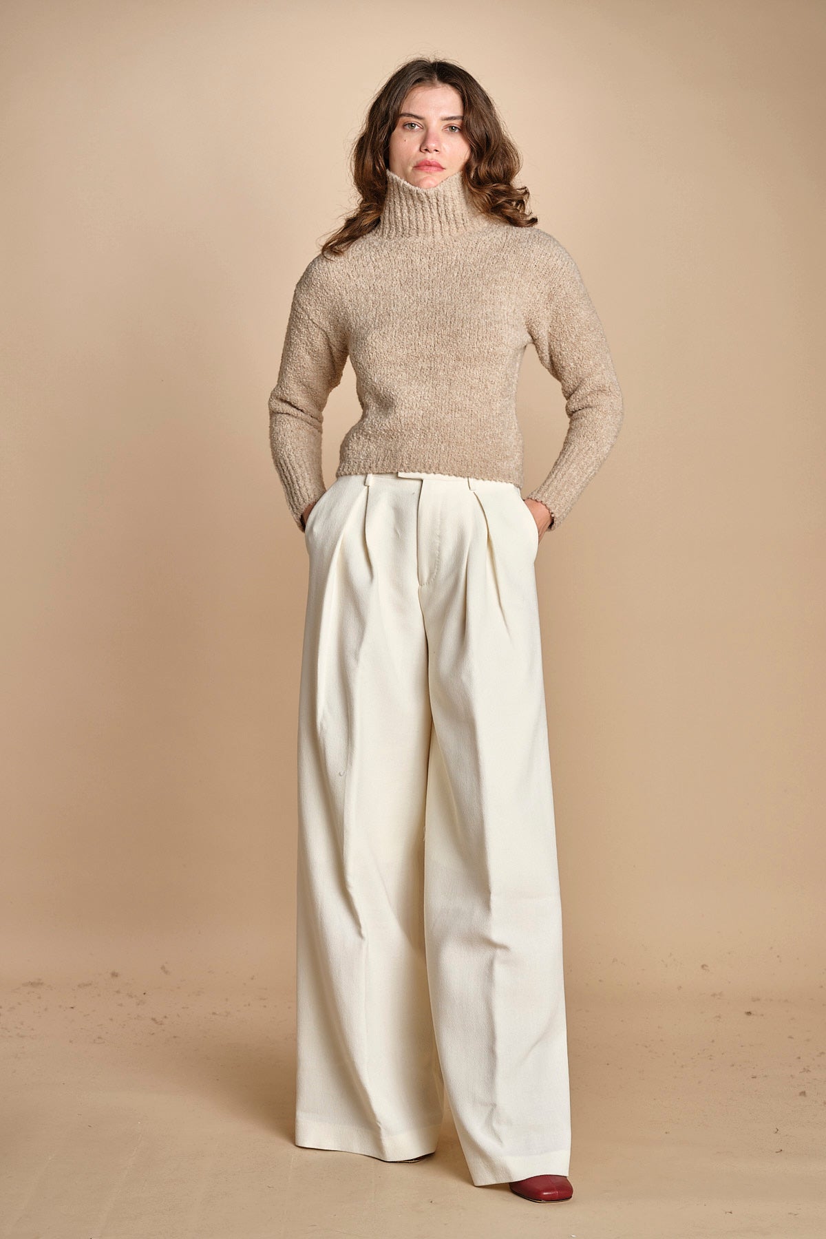 dolcevita bouclé MIL15BIS 25097 BEIGE milaura 