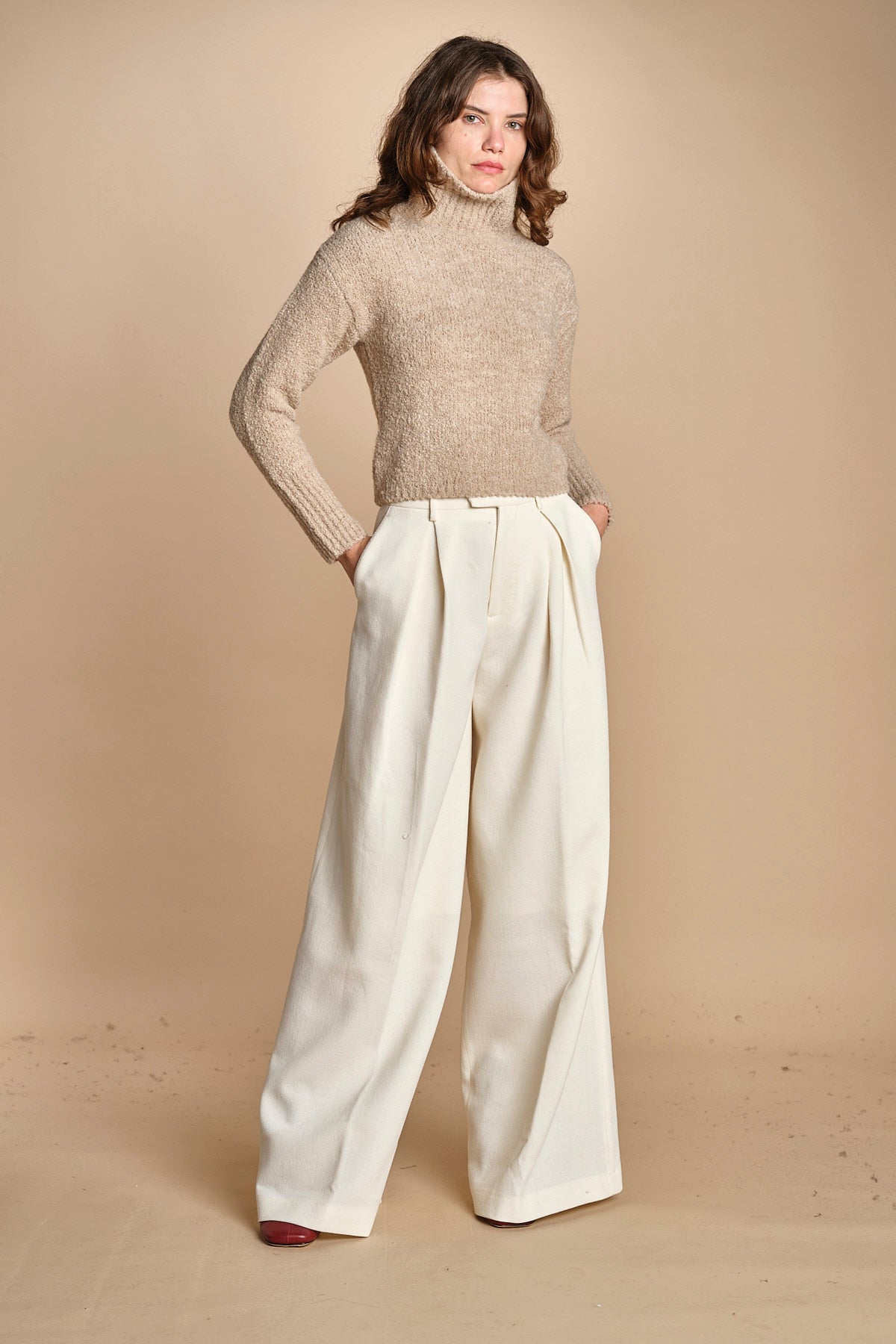 dolcevita bouclé MIL15BIS 25097 BEIGE milaura 