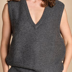 gilet over links MIL55 25024 GRIGIO SCURO milaura 