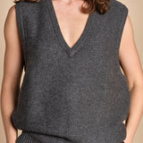 gilet over links MIL55 25024 GRIGIO SCURO milaura 