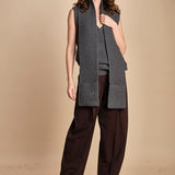 gilet over links MIL55 25024 GRIGIO SCURO milaura 