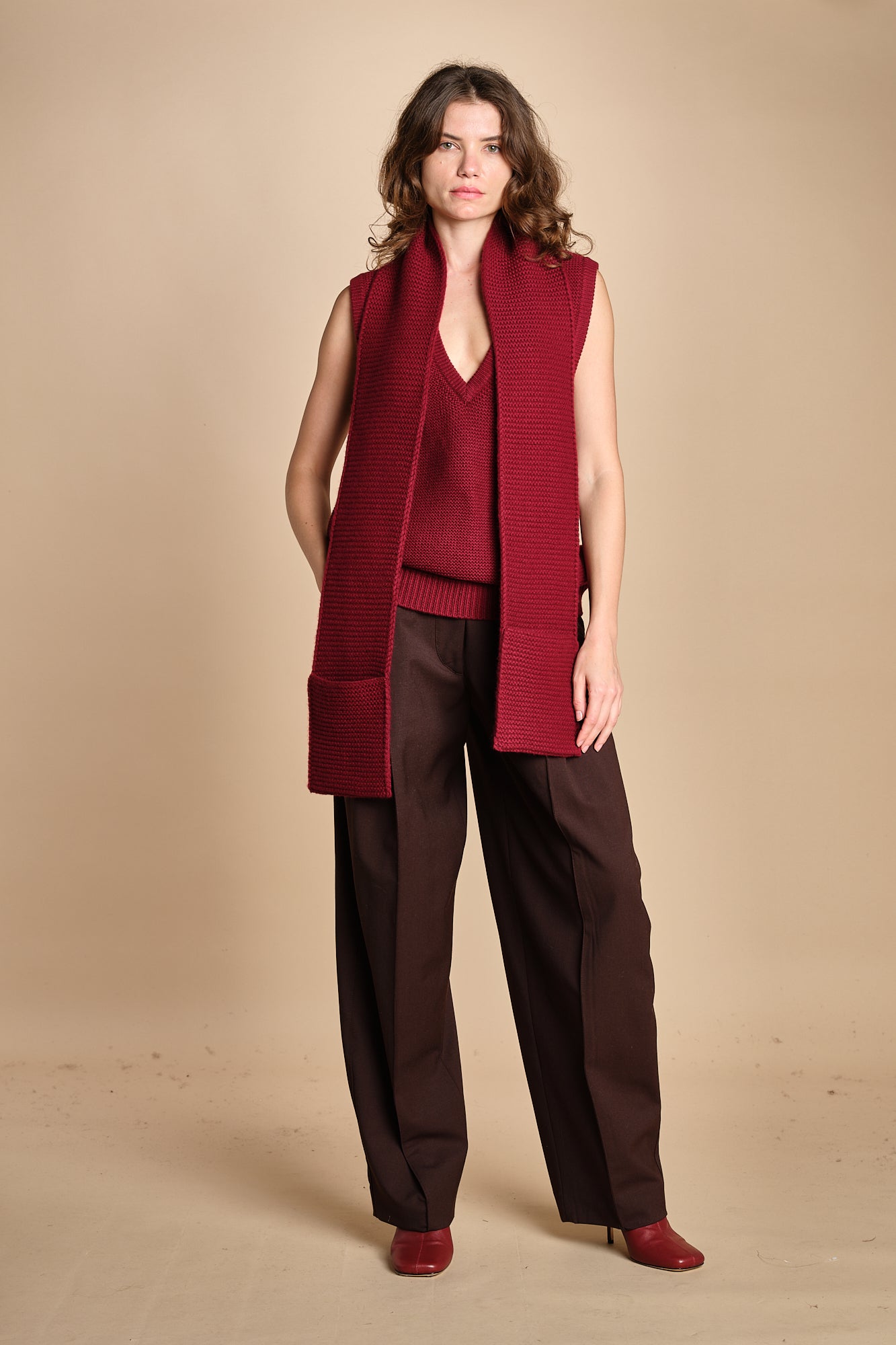 gilet over links MIL55 25040 BORDEAUX milaura 