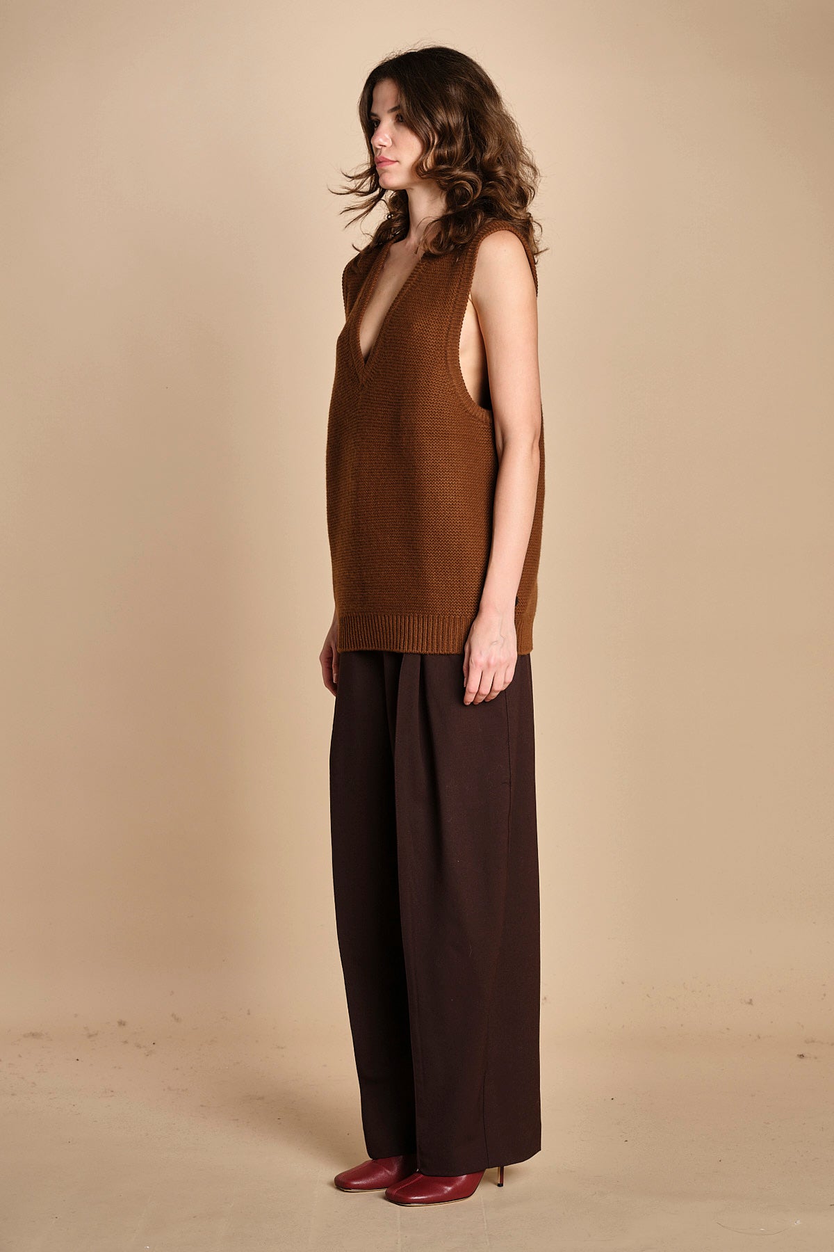 gilet over links MIL55 25383 SYRUP milaura 