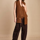 gilet over links MIL55 25383 SYRUP milaura 