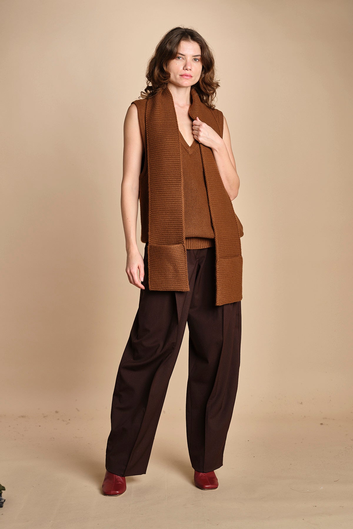 gilet over links MIL55 25383 SYRUP milaura 