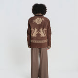 SQUI COAT montone con ricamo scoiattolo BZFW26CO01788 0130 baziszt 