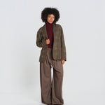 LATIER giacca quadri con ricamo BZFW26JA07012 0481 baziszt 