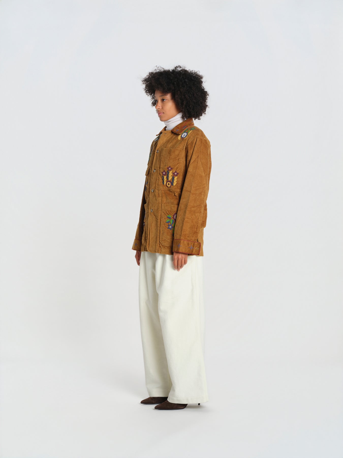 ESTATE OVERSHIRT giacca velluto ricamata BZFW26OS01789 0036 baziszt 