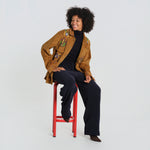 ESTATE OVERSHIRT giacca velluto ricamata BZFW26OS01789 0036 baziszt 