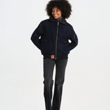 DOUGLASS bomber panno collo pelo BMDOUGLAF6 NAVY bombers original 