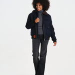 DOUGLASS bomber panno collo pelo BMDOUGLAF6 NAVY bombers original 