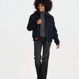 DOUGLASS bomber panno collo pelo BMDOUGLAF6 NAVY bombers original 
